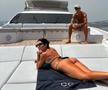 Iubita lui Cristiano Ronaldo, sexy pe iaht, în vacanța în Sardinia! Fanii i-au atras atenția: „Nu îți e rușine?”