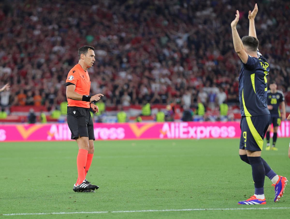 Penalty nedat în Scoția - Ungaria, de la Euro 2024