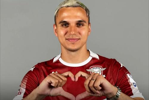 Cristi Manea, prezentat la Rapid