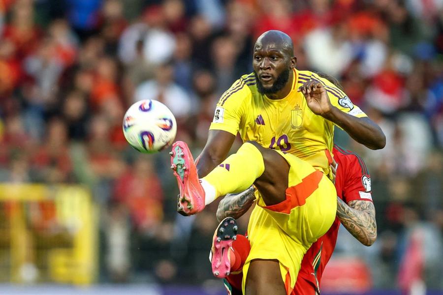 Romelu Lukaku, jucând pentru Belgia // foto: Imago Images Clubul din Turcia insistă pentru Romelu Lukaku » Cât cere Napoli