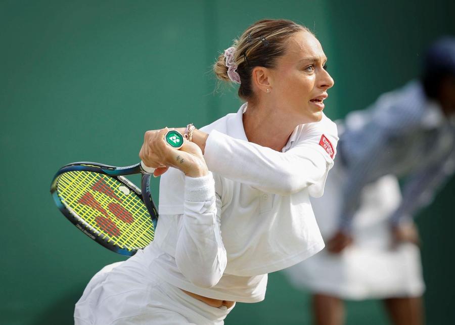 Ana Bogdan în acțiune la Wimbledon Foto: Imago Images Patricia Țig și Ana Bogdan s-au oprit în turul secund al calificărilor de la Wimbledon » Rămân 5 românce pe tabloul principal