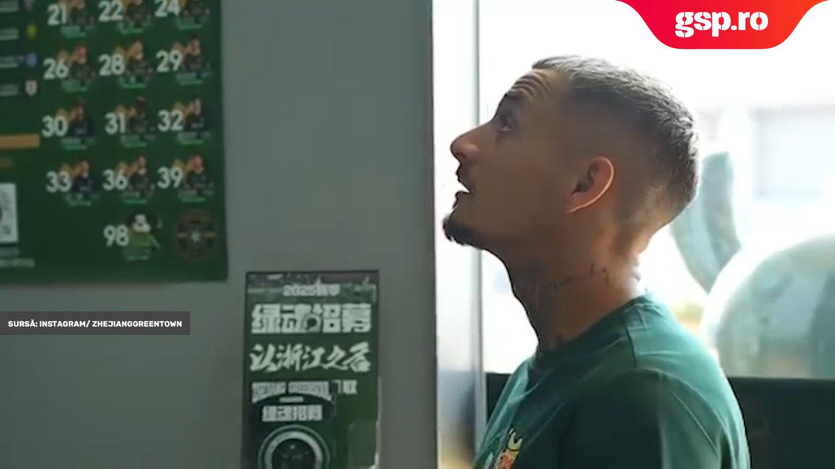 Alex Mitriță, prima zi la noul său club din China