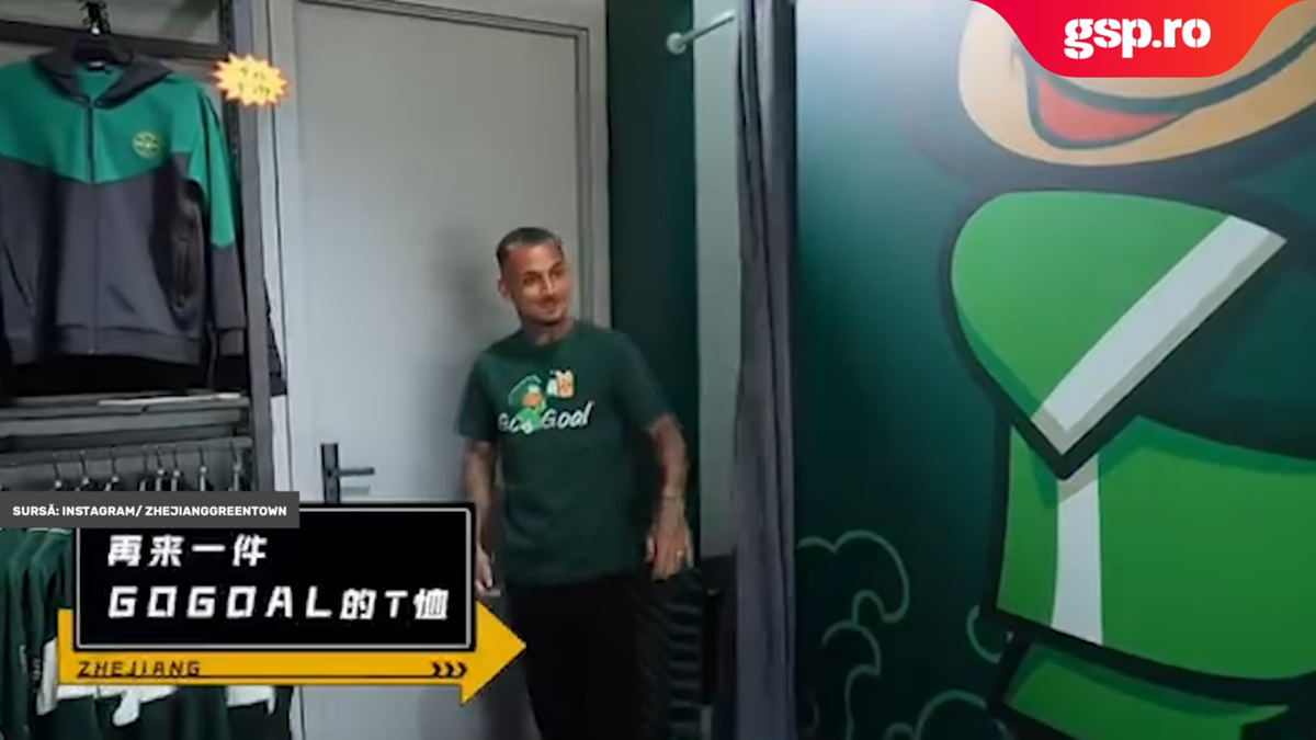Alex Mitriță, prima zi la noul său club din China