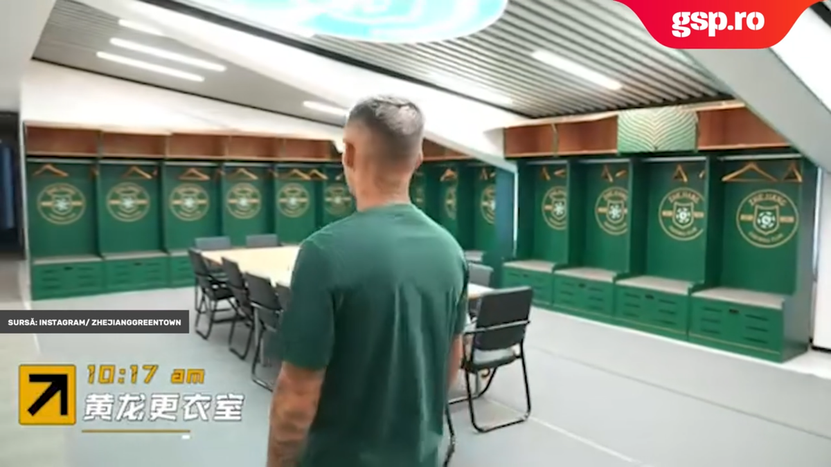 Alex Mitriță, prima zi la noul său club din China