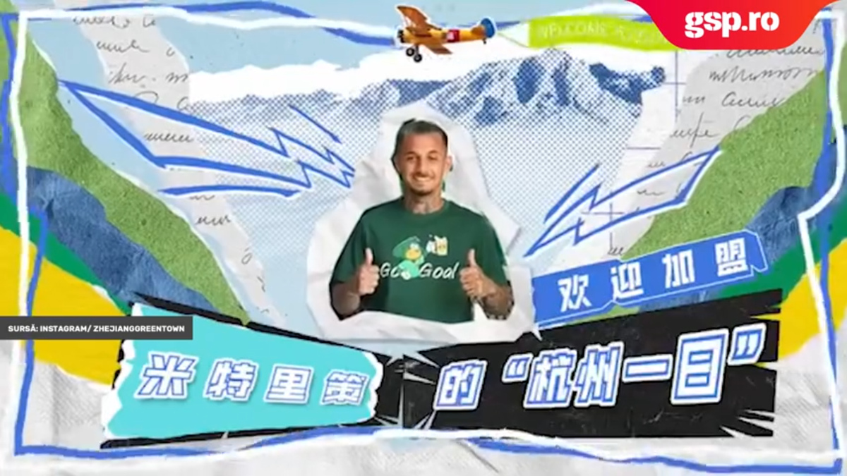 Alex Mitriță, prima zi la noul său club din China