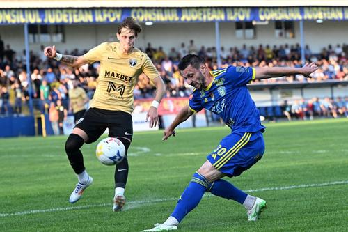 Rafael Garutti (centru), noul jucător al Unirii Slobozia. FOTO: Razvan Pasarica/SPORT PICTURES