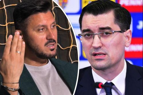 Ciprian Marica și Răzvan Burleanu, fotomontaj GSP