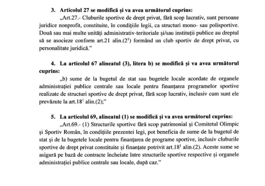 Proiect de lege Iată textul noului proiect de Lege a Sporturilor care poate aduce Steaua în Superliga! » Reacții vehemente: „Dacă trece, voi sesiza Curtea Constituțională!”