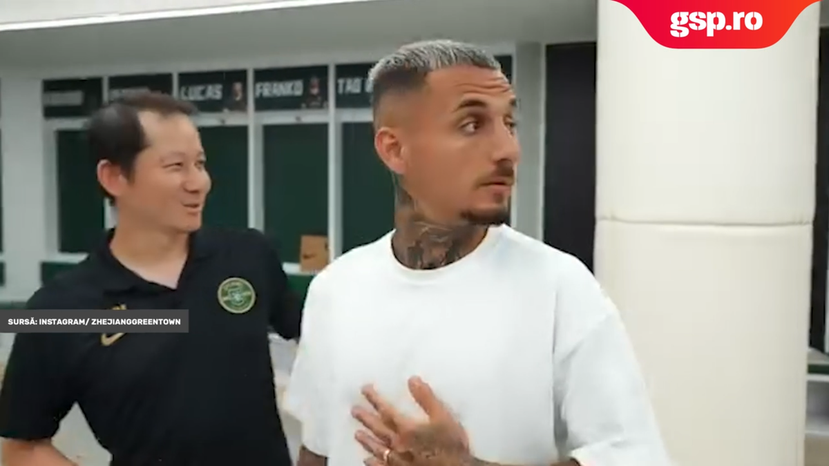 Alex Mitriță, prima zi la noul său club din China