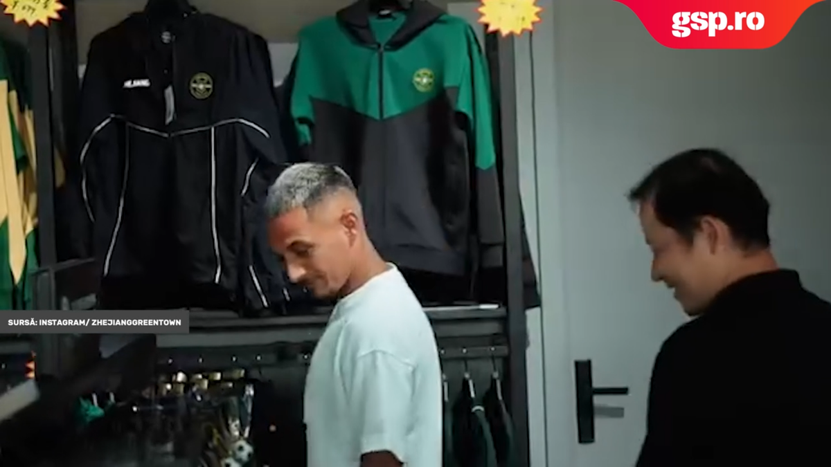 Alex Mitriță, prima zi la noul său club din China