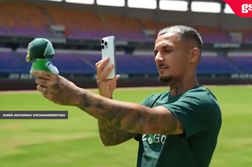 Alexandru Mitriță, la prima zi de la noul său club, FC Zhejiang