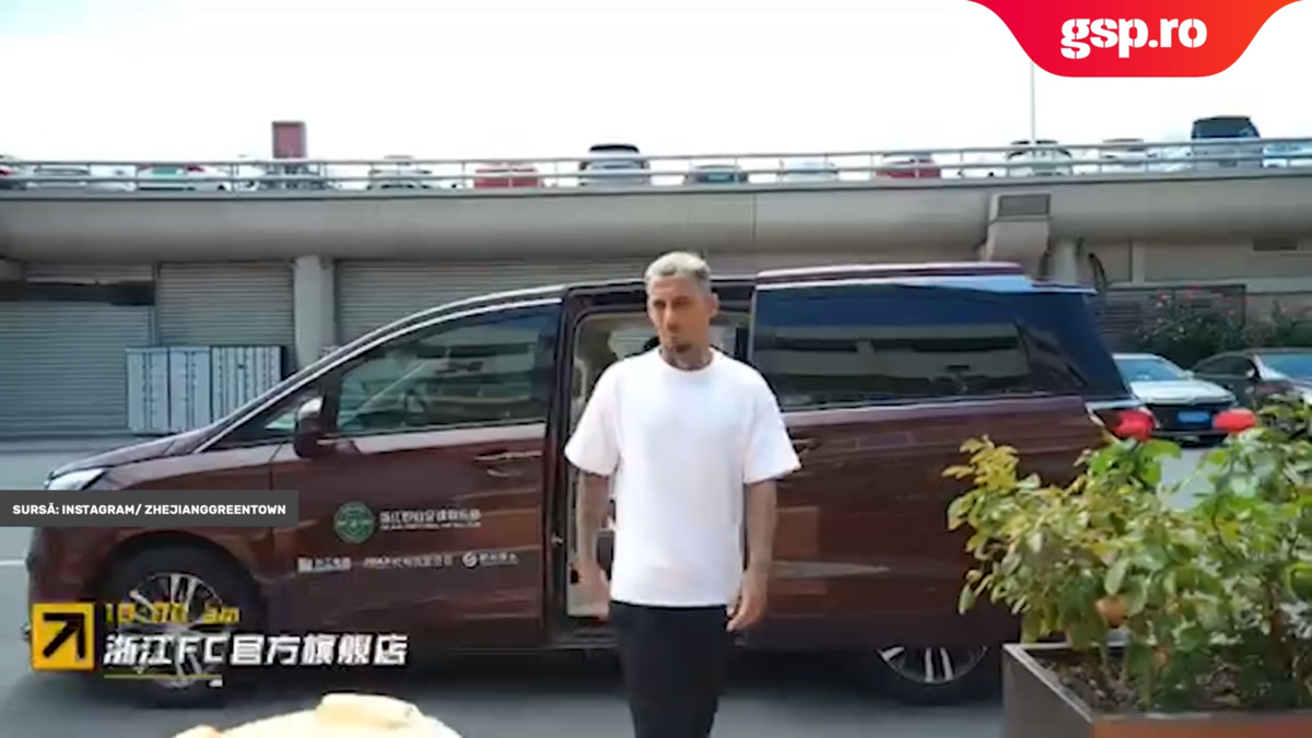 Alex Mitriță, prima zi la noul său club din China