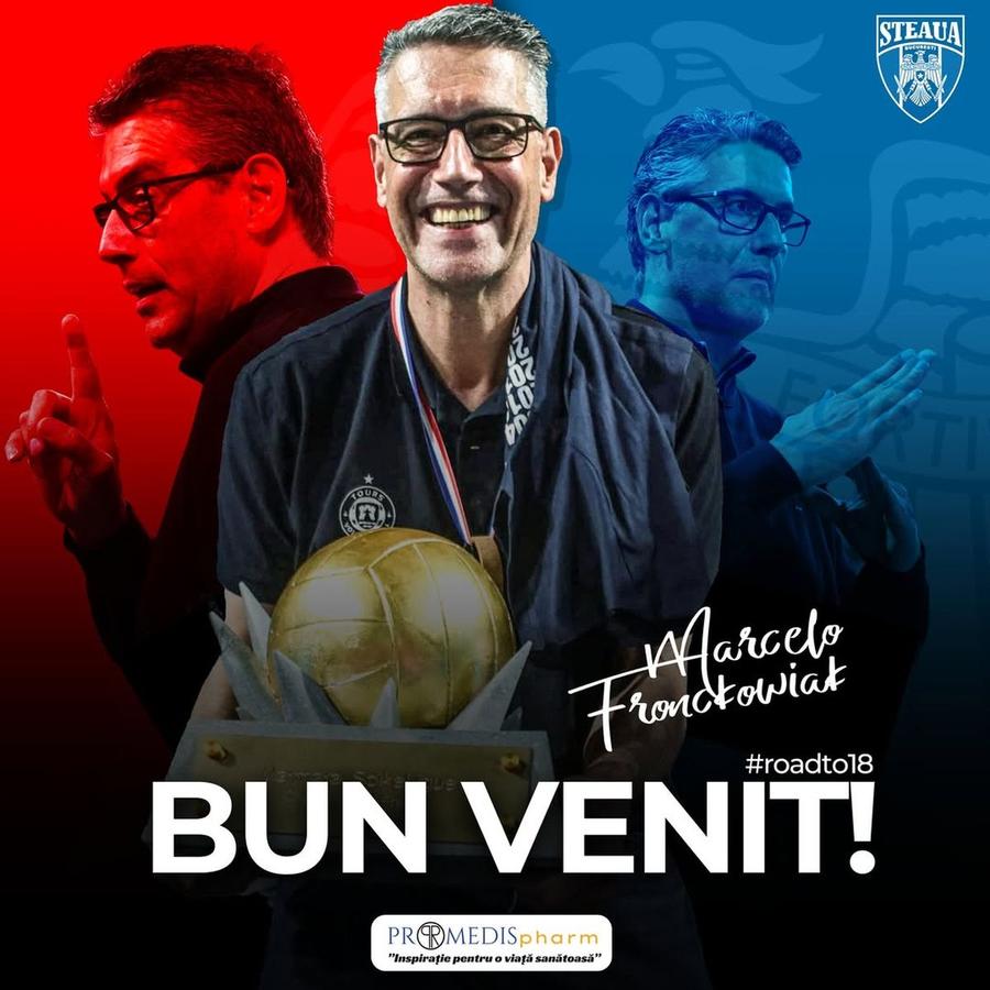 Steaua și-a prezentat noul antrenor: medaliat cu aur la Cupa Mondială