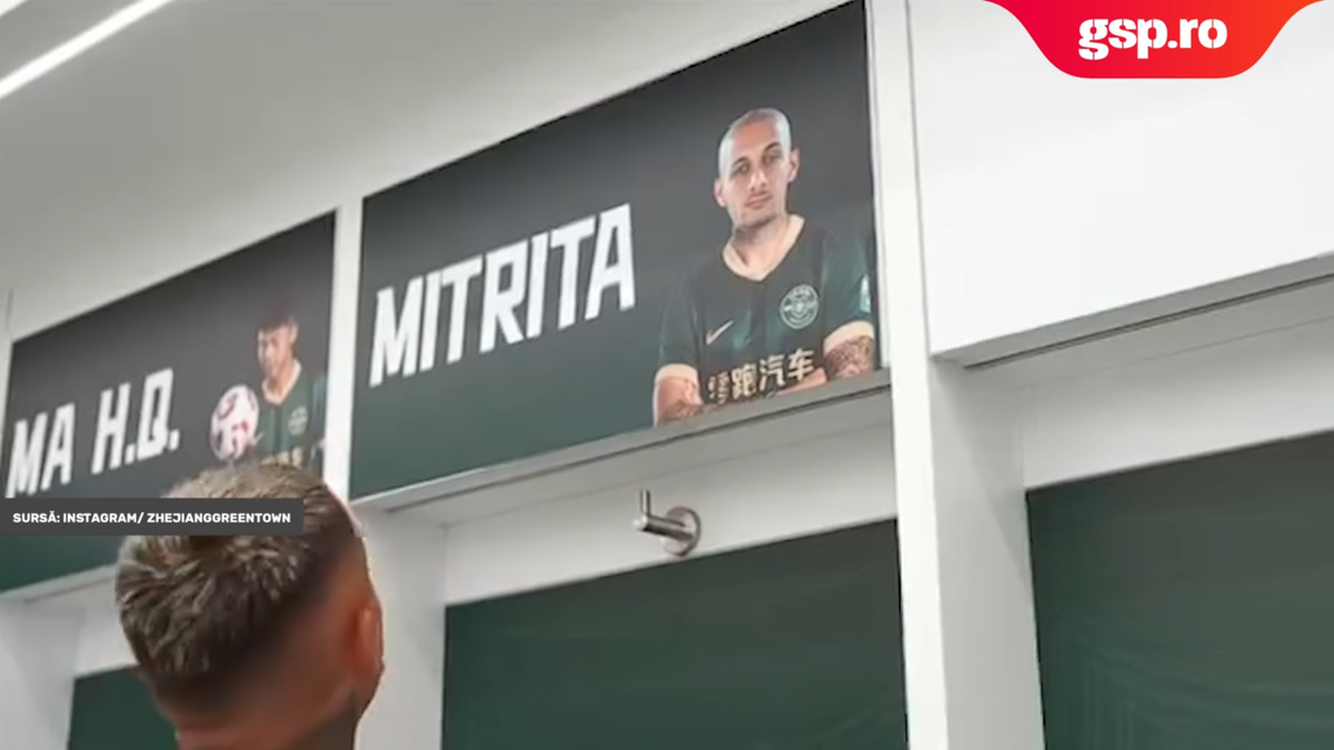 Alex Mitriță, prima zi la noul său club din China