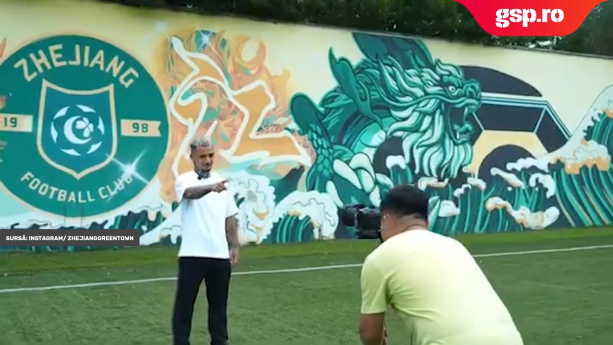Alex Mitriță, prima zi la noul său club din China
