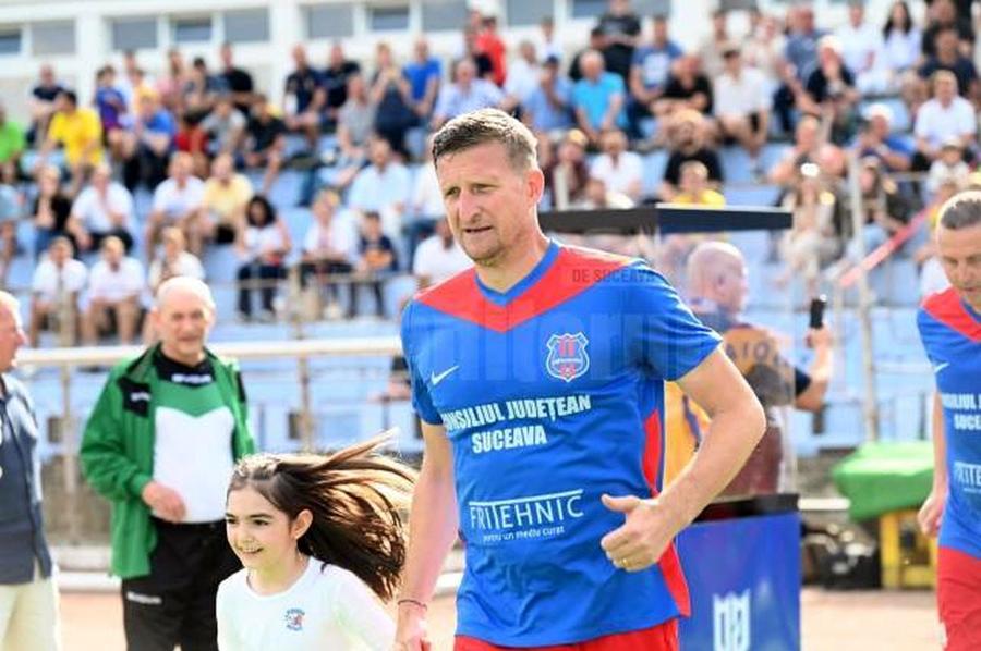 Dorin Goian, la meciul de retragere // foto: Monitorul de Suceava Fostul lider din Ghencea, despre numirea lui Marius Baciu la FCSB: „Probabil este o măsură pe termen scurt”