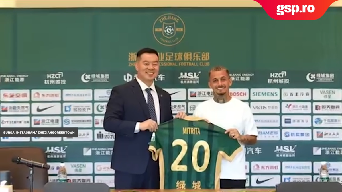 Alex Mitriță, prima zi la noul său club din China