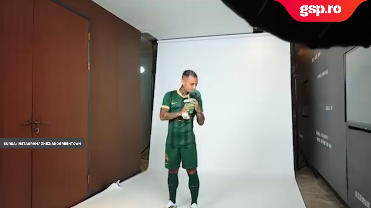 Alex Mitriță, prima zi la noul său club din China