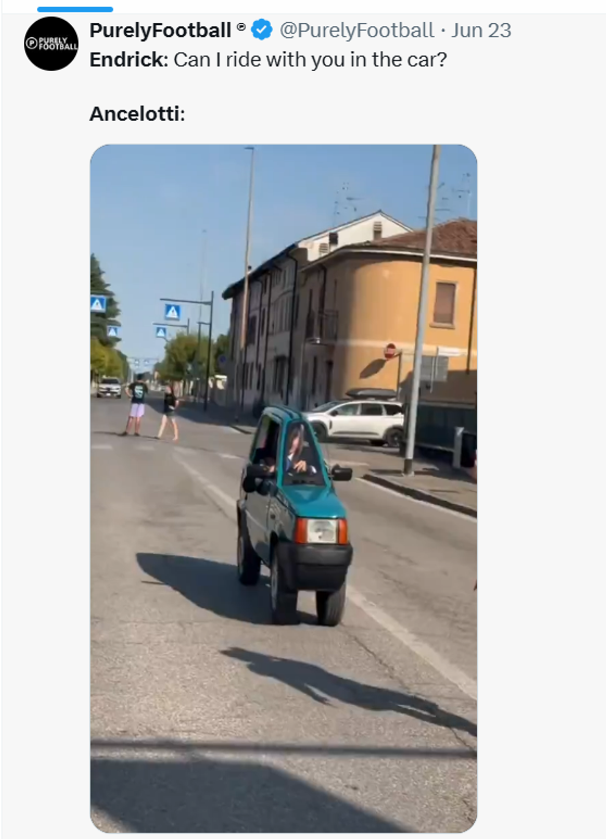 Meme-urile cu Endrick și Carlo Ancelotti // foto: capturi X