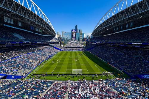 Imagine spectaculoasă cu stadionul din Seattle FOTO: Ionuț Iordache (GSP)