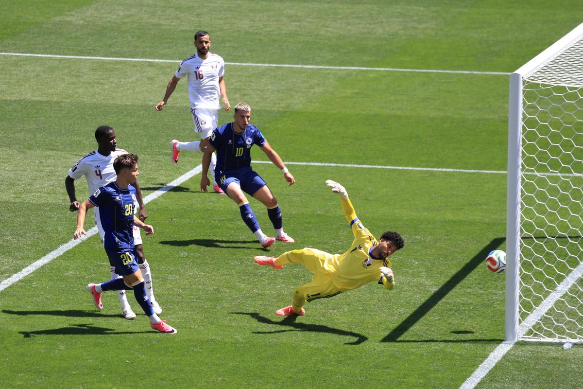 Imagini de la Bosnia - Qatar, la Cupa Mondială