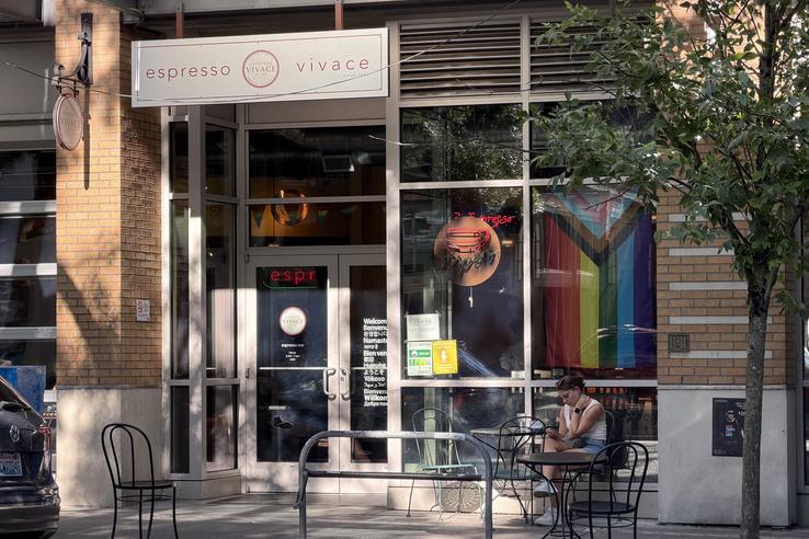 Imagine de la cafeneaua Espresso Vivace din Seattle FOTO: Ionuț Iordache (GSP)