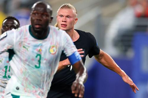 Erling Haaland, în Norvegia - Senegal // foto: Imago Images