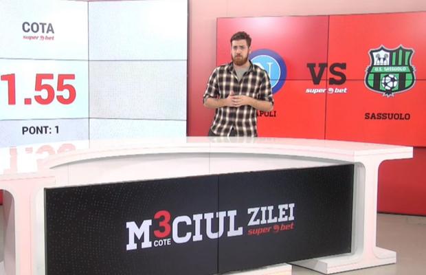 Meciul Zilei. Napoli - Sassuolo » 3 cote care merită încercate la duelul din Italia