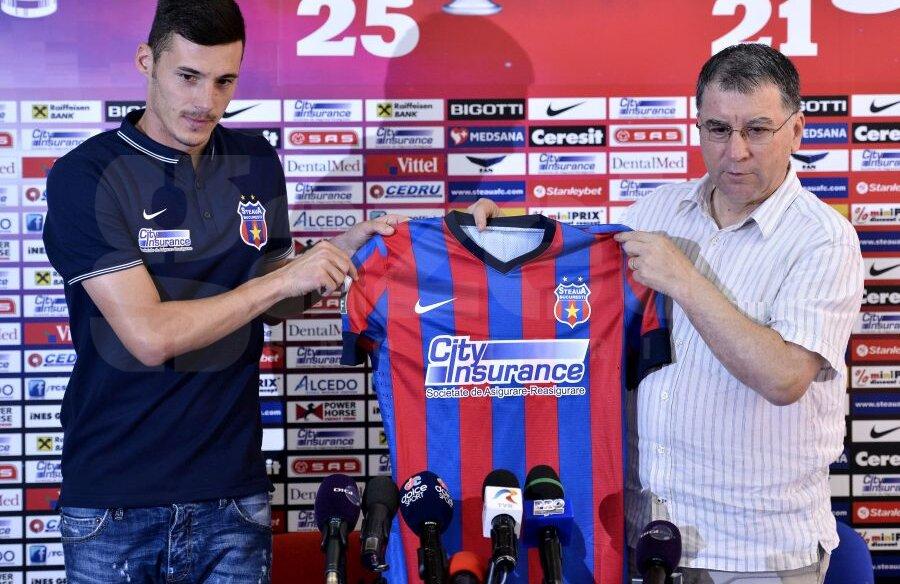 A luat titlul cu Dinamo și a evoluat două luni pentru FCSB » Unde a ajuns să joace atacantul care trebuia să îi ducă pe roș-albaștri în Champions League