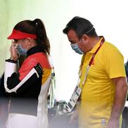 Laura Ilie a ratat absolut dramatic intrarea în finala probei de pușcă 10 m aer comprimat / foto: Raed Krishan
