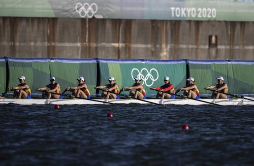 Barca de 8 plus 1 feminin pe apele din Tokyo  FOTO Guliver/GettyImages