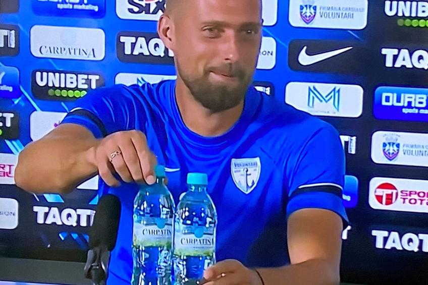 Gabi Tamaș a imitat gestul lui Cristiano Ronaldo / Captură Digi Sport