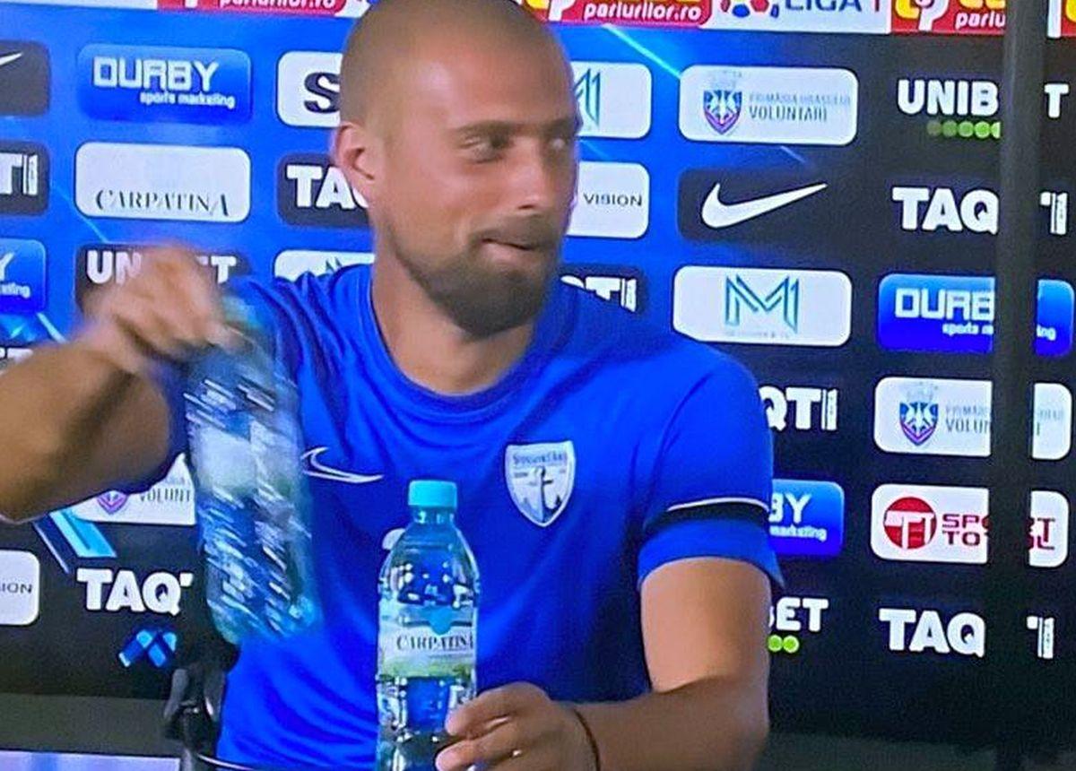 Gabi Tamaș, recital la conferință: a copiat în stilul propriu gestul lui Cristiano Ronaldo