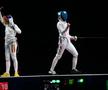 Ana Maria Popescu, în finala de la spadă, cu Sun Yiwen, la Jocurile Olimpice
(foto: Raed Krishan - Tokyo)