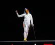 Ana Maria Popescu, în finala de la spadă, cu Sun Yiwen, la Jocurile Olimpice
(foto: Raed Krishan - Tokyo)