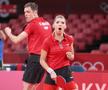 Perechea Bernadette Szocs și Ovidiu Ionescu s-a calificat în sferturi la tenis de masă, foto: Guliver/gettyimages