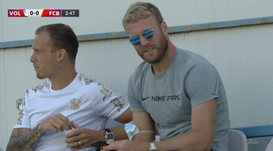 Captură TV @Telekom Sport Adam Nemec, la un pas de noua echipă! Unde a fost surprins azi atacantul