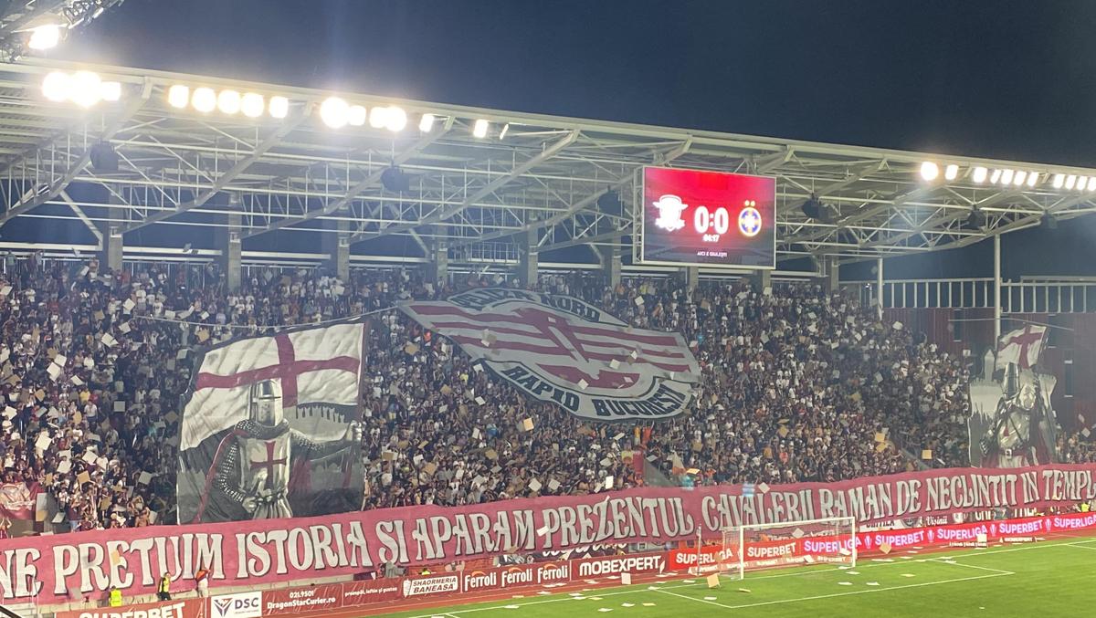 FOTO Rapid - FCSB, suporteri 24.07.2022