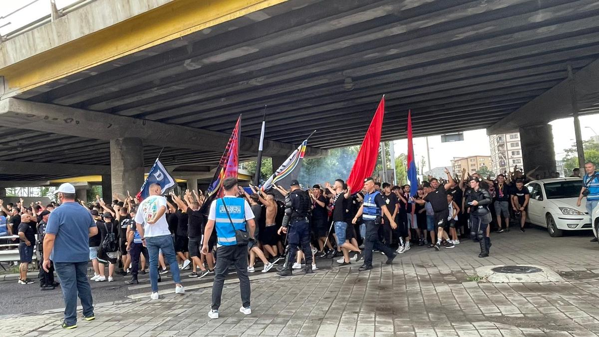FOTO Rapid - FCSB, suporteri 24.07.2022