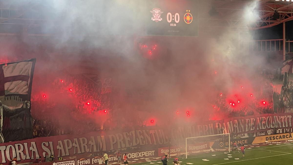 Rapid - FCSB 2-0. Ăsta e Rapidul din Giulești! Alb-vișiniii își înving rivala la primul derby jucat pe noul stadion