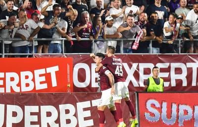 Rapid - FCSB 2-0. Ăsta e Rapidul din Giulești! Alb-vișiniii își înving rivala la primul derby jucat pe noul stadion