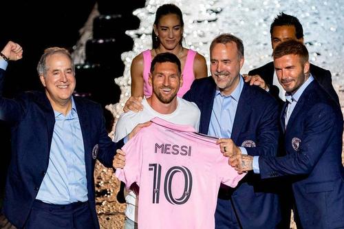 Lionel Messi la prezentarea la Inter Miami // Foto: Imago