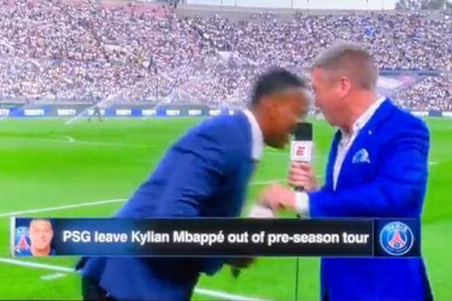 Shaka Hislop a leșinat în direct pe transmisiune. Captură