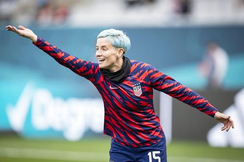 Megan Rapinoe a jucat pentru a 200-a oară în tricoul SUA. Foto: Imago Images
