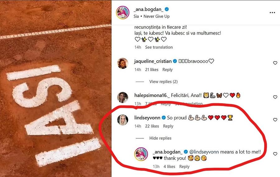 Ana Bogdan, radiografia unui succes așteptat: „A învățat să câștige anumite momente importante ale partidelor” + Felicitată de Lindsey Vonn!