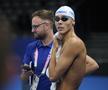 David Popovici la antrenamente în La Defense Arena FOTO Raed Krishan
