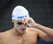 David Popovici la antrenamente în La Defense Arena FOTO Raed Krishan