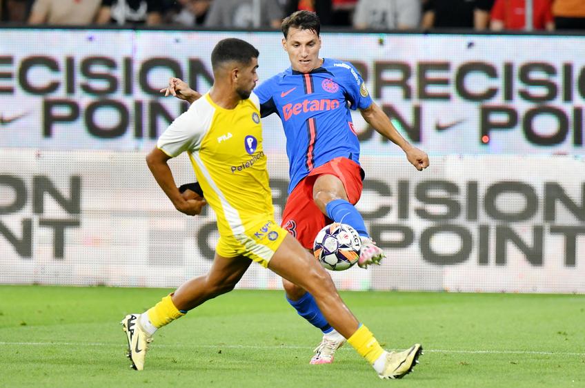 Risto Radunovic, în acțiune contra lui Maccabi Tel Aviv / FOTO: Cristi Preda (GSP.ro)