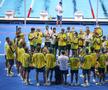 Înotătorii australieni și ritaulul lor din La Defense Arena FOTO Raed Krishan