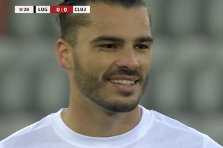 A râs prea devreme! Cum a fost surprins Karlo Muhar înainte de penalty-ul ratat în Lugano - CFR Cluj
